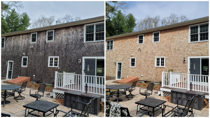 Cedar Shingle Cleaning in Kingston, MA