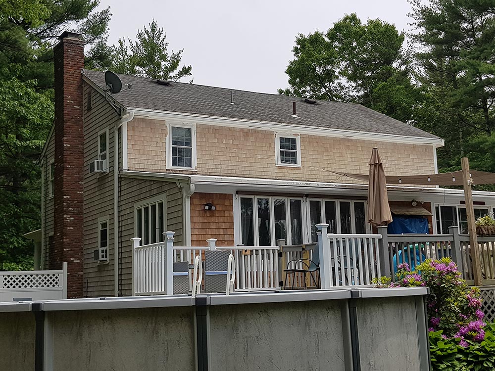 Soft House Washing Cedar Shingles in Hanover, MA Exclusive Pressure