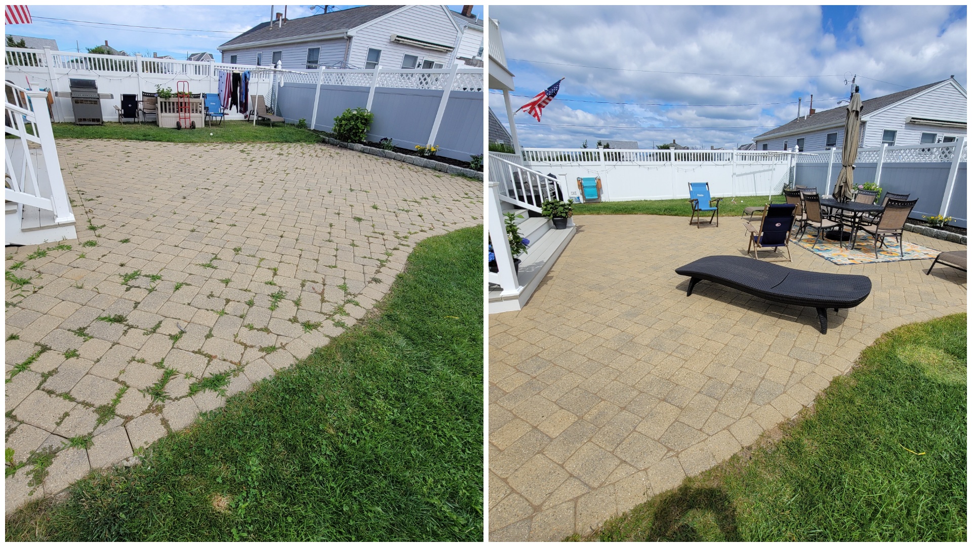 Cover photo for Paver Cleaning in Marshfield, MA